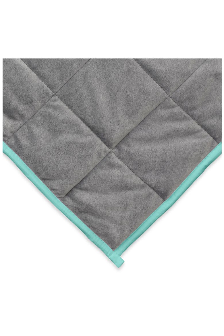 Weighted Blanket - 12 lbs., Alternate, color, AQUA