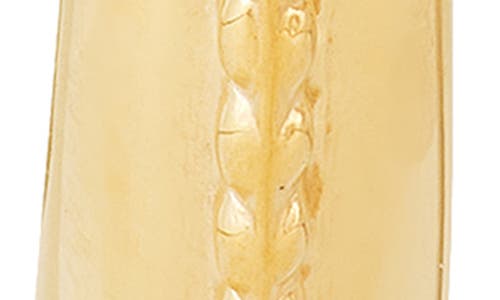 Frankie & Zoe 10k Gold Beaded Edge Hoop Earrings In Gold