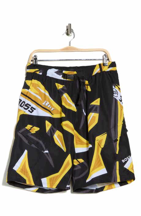 BOSS Print Swim Trunks