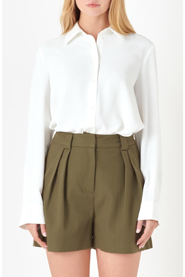 Neck Tie Shirt, Main, color, WHITE