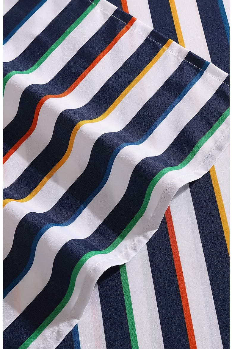Stripe Games Sheet Set, Alternate, color, DARK BLUE