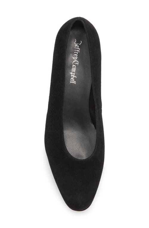 Jeffrey Campbell Chapters Almond Toe Platform Pump In Black