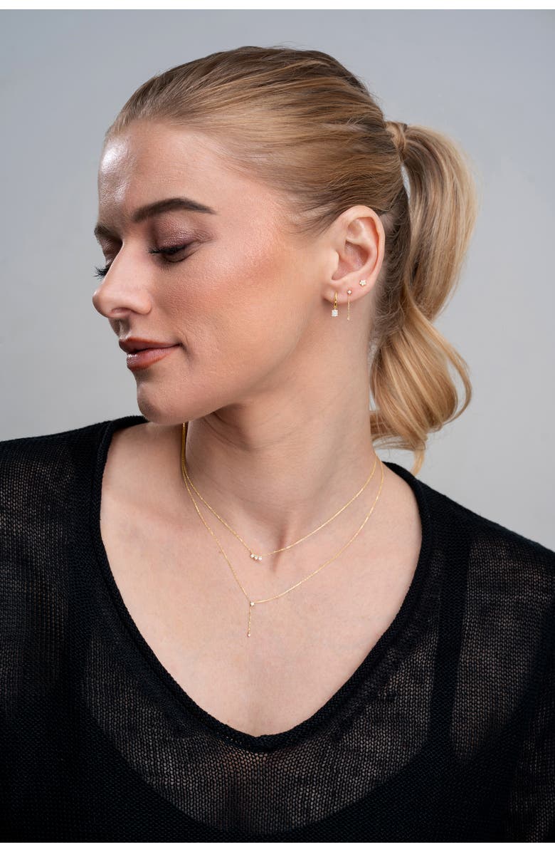 Bony Levy Icon Diamond Star Stud Earrings, Alternate, color, 18Ky