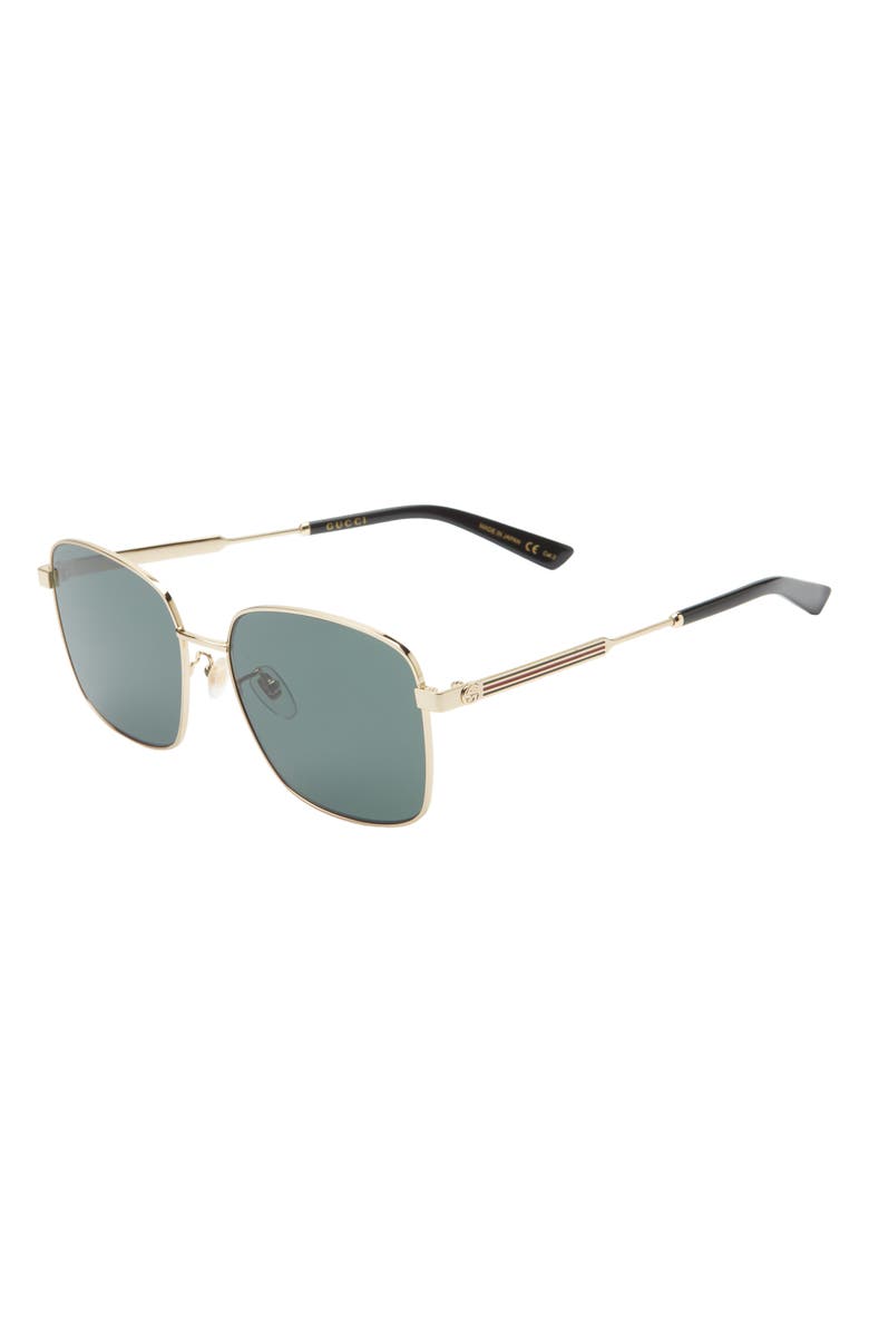 Gucci 58mm Square Sunglasses, Alternate, color, 