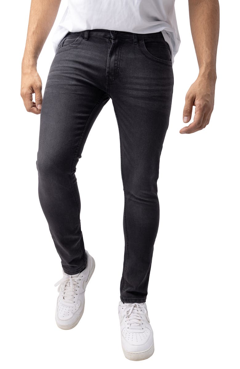XRAY Skinny Jeans, Alternate, color, Black Wash