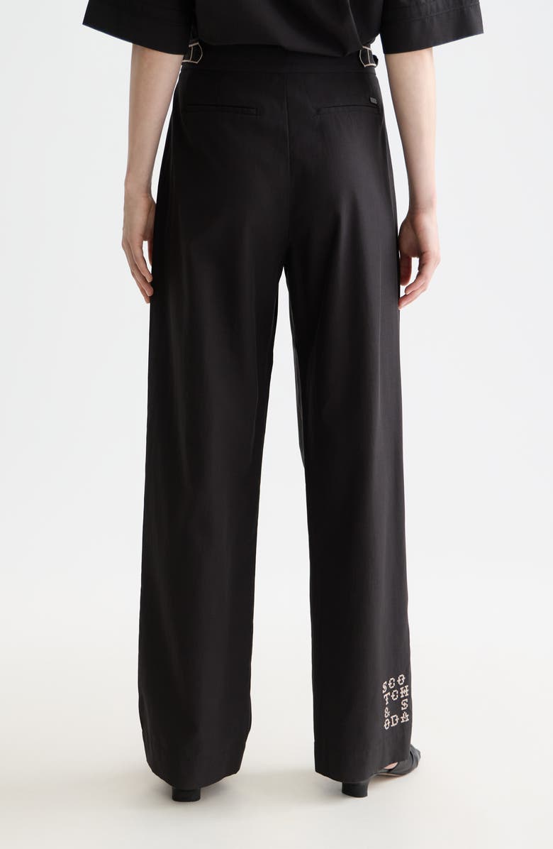 Scotch & Soda Quinn Wide Leg Pants, Alternate, color, Meteorite