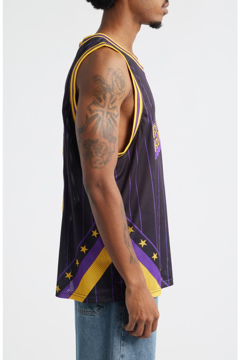 Graphic Mesh Basketball Jersey, Alternate, color, PURPLE