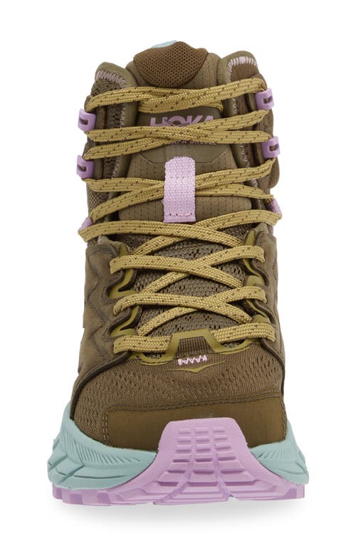 Hoka Anacapa Breeze Aero Mid Breathable Trail Running Shoe In Green