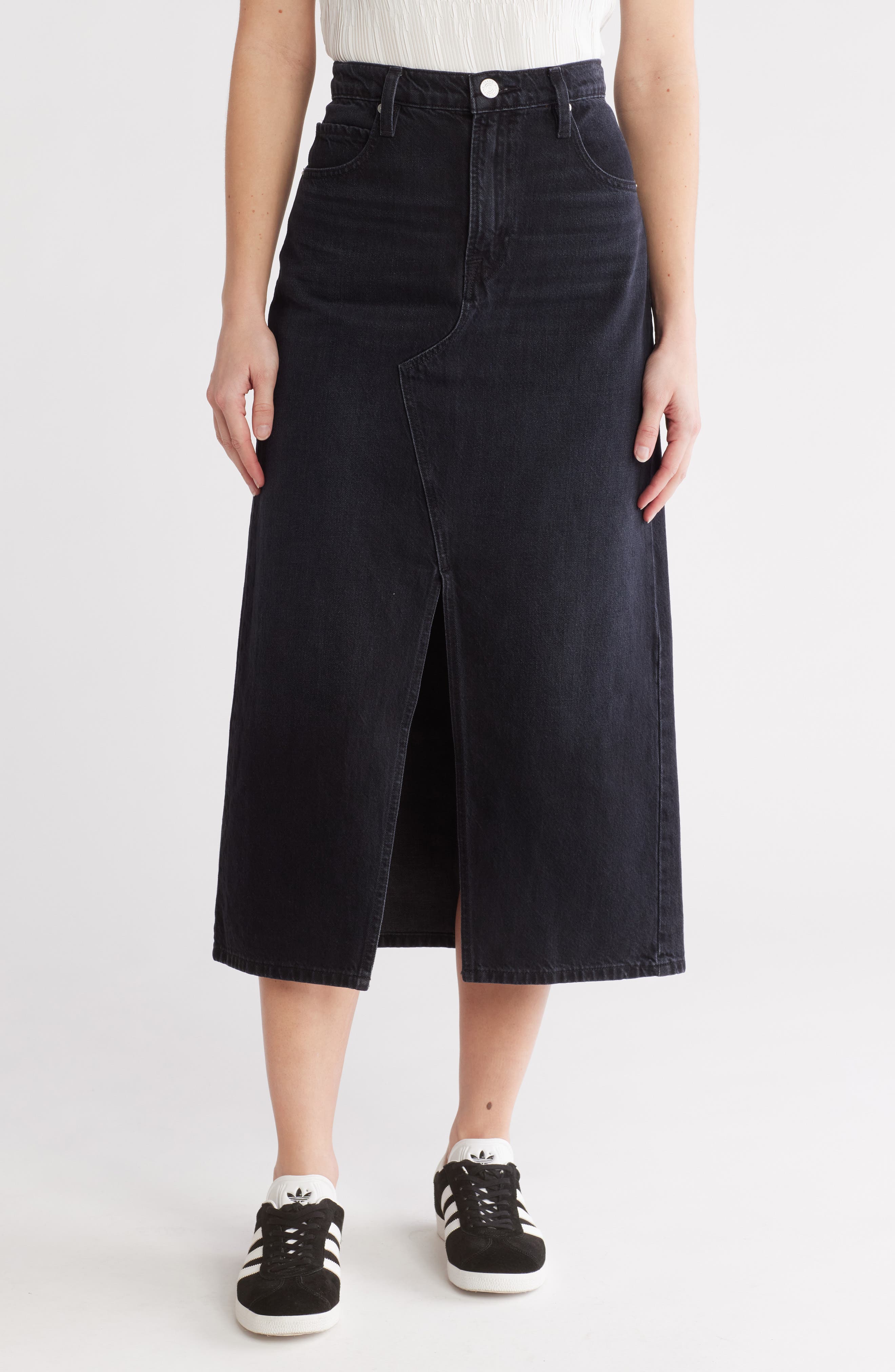 FRAME The Midaxi Denim Skirt