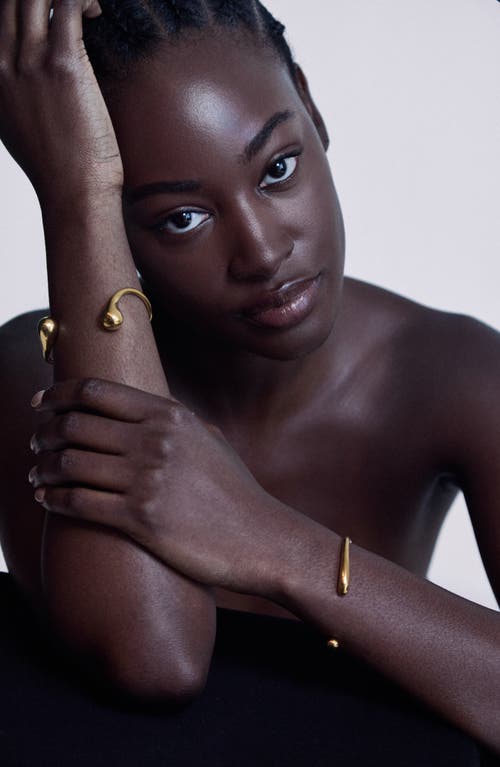 Kellery Daily Essential Rounded Bangle In Gold