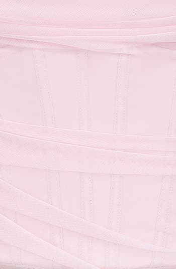 Georgie Mesh Strapless Corset Top