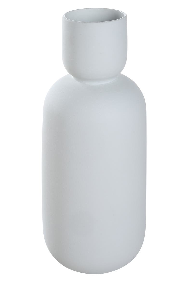 Glazed Ceramic Vase, Alternate, color, WHITE