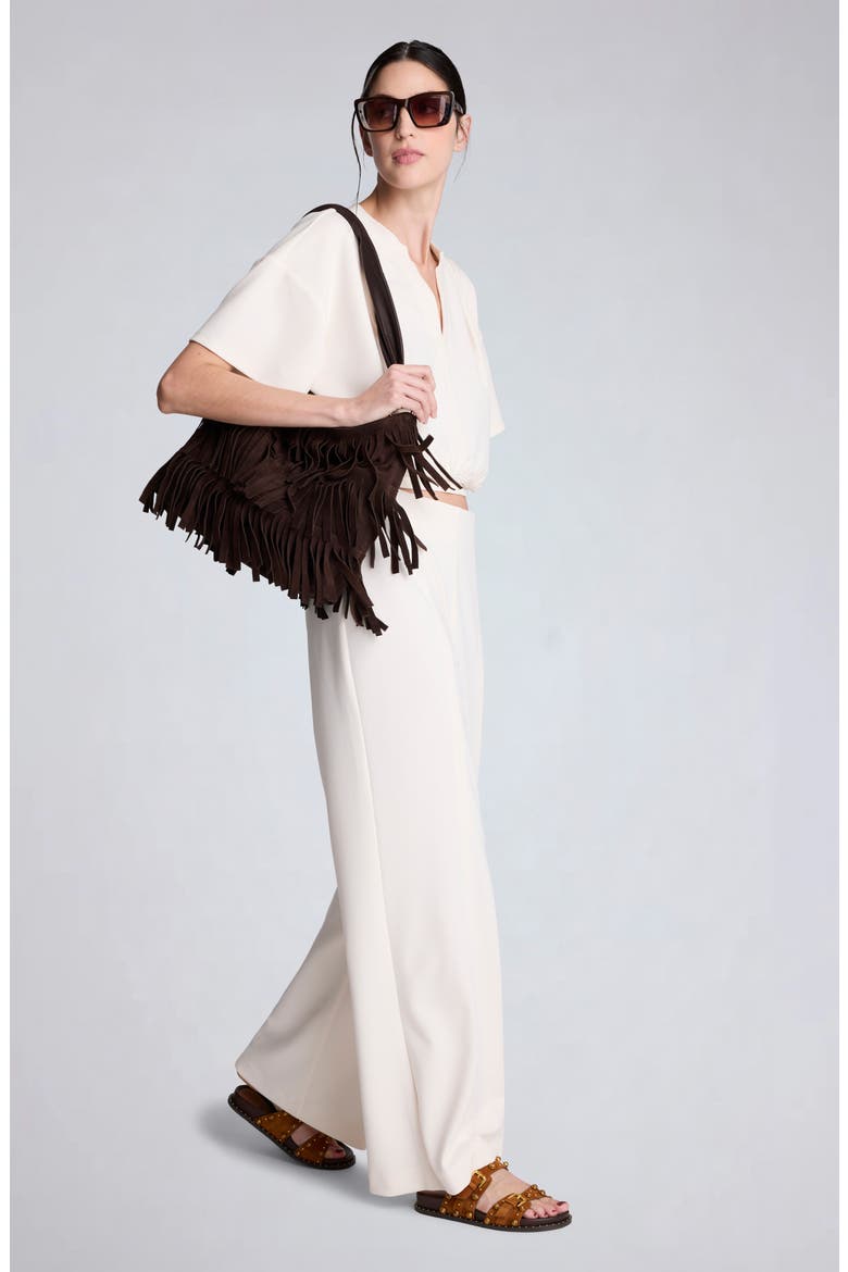 Pleated Shoulder Top, Alternate, color, OYSTER