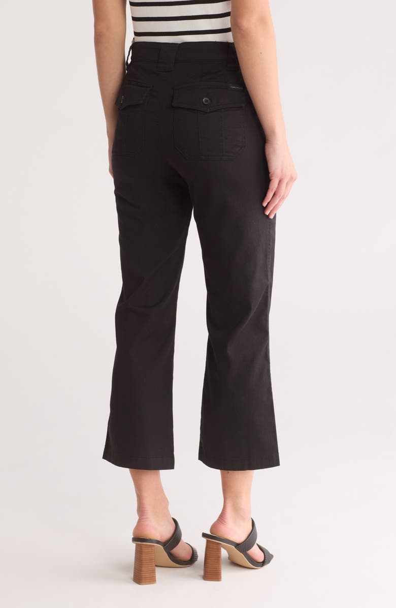 Sanctuary Relaxed Twill Crop Bootcut Pants, Alternate, color, 
