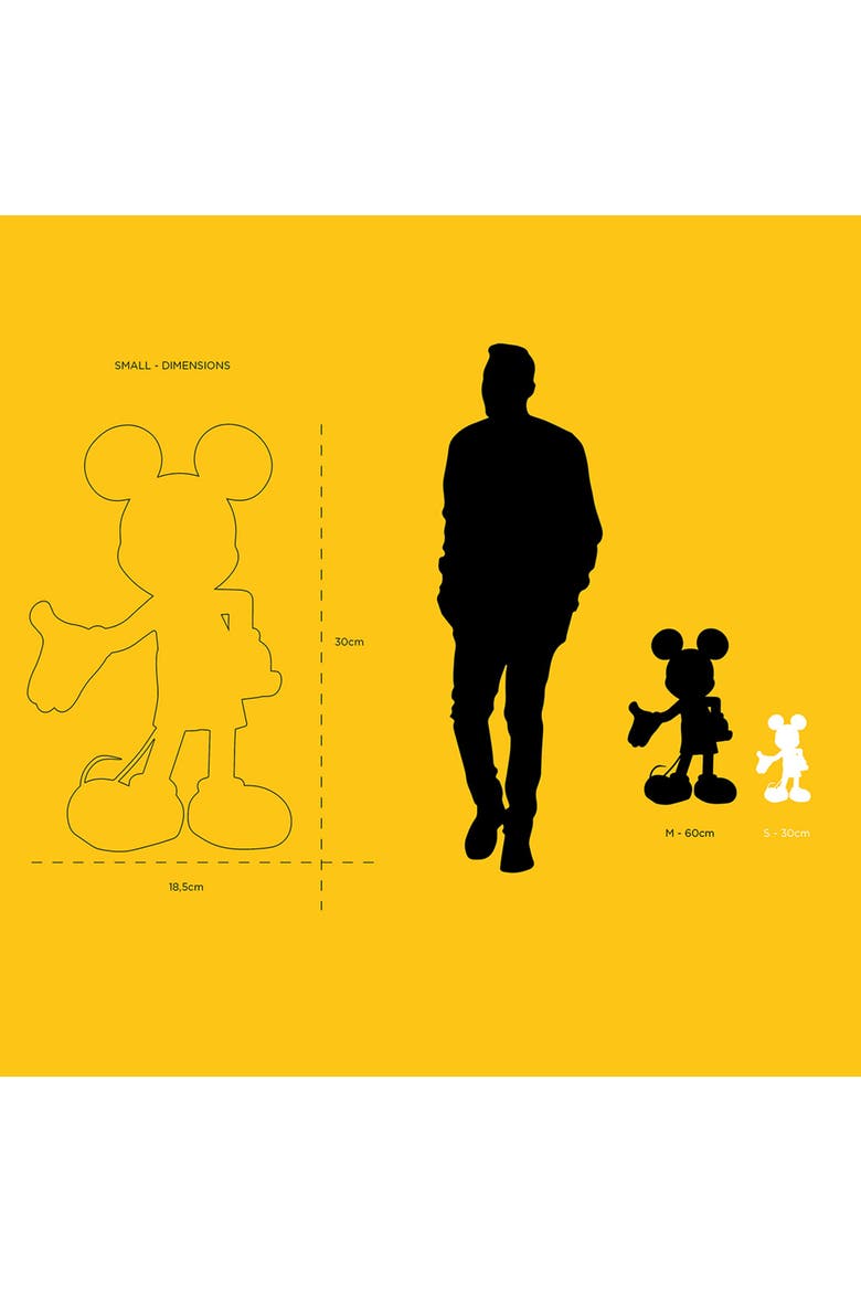 Mickey Mouse Welcome Figurine, Alternate, color, Gold