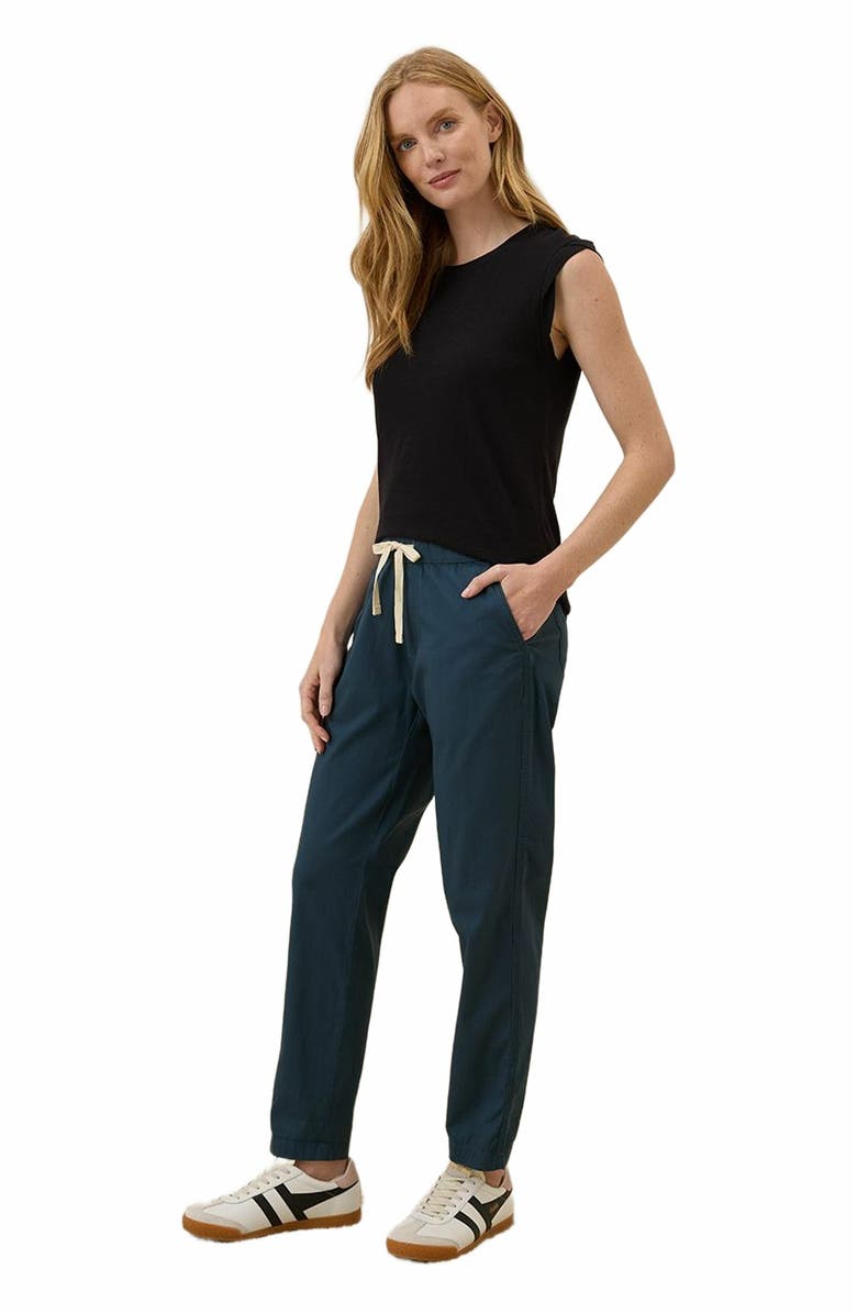 Pact Organic Cotton Daily Twill Pant, Alternate, color, French Navy