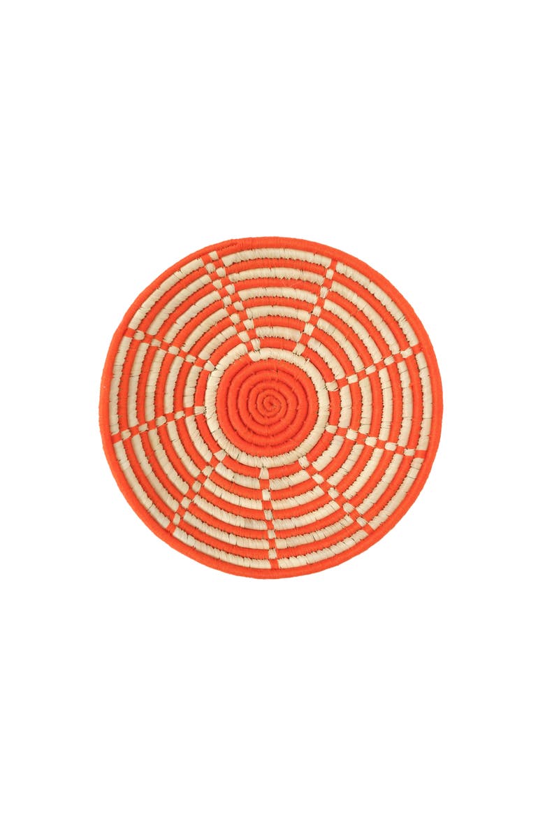 Orange Wall Basket, Main, color, Large