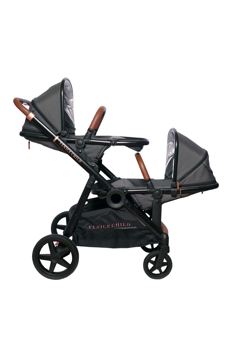 Venice Child Maverick Stroller & Second Toddler Seat, Alternate, color, Twilight Gray