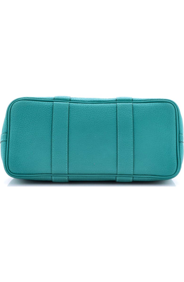 Pre-Owned Hermes Garden Party Tote Leather 30, Alternate, color, Vert Verone