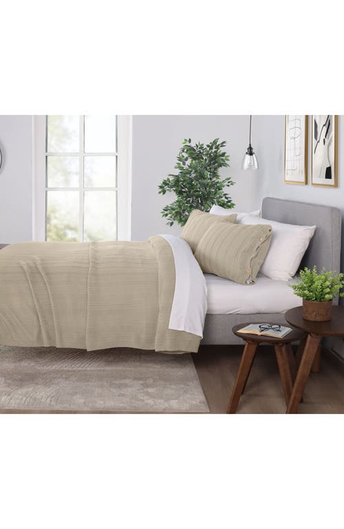 Vellux Malmo Blanket Set In Brown