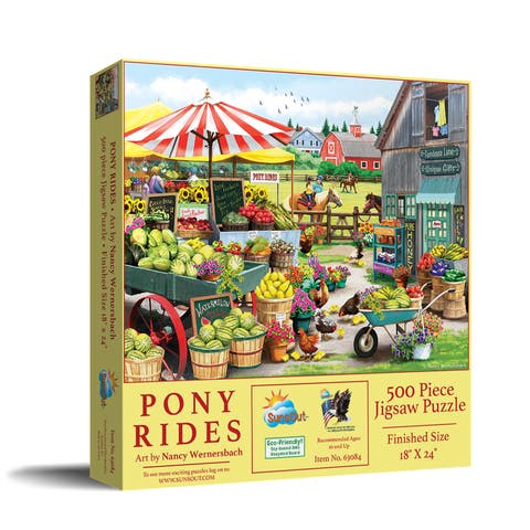 Pony Rides 500 piece Jigsaw Puzzle for Adults