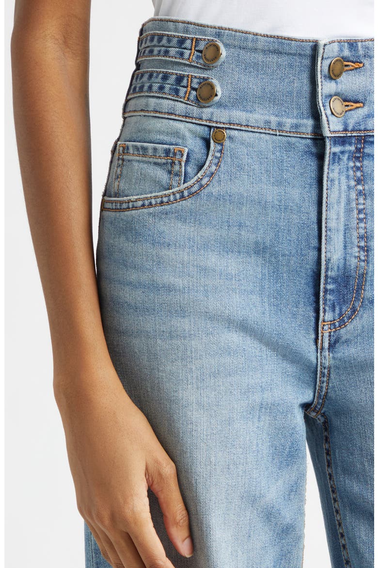 Liv High Waist Wide Leg Jeans, Alternate, color, LIGHT WASH