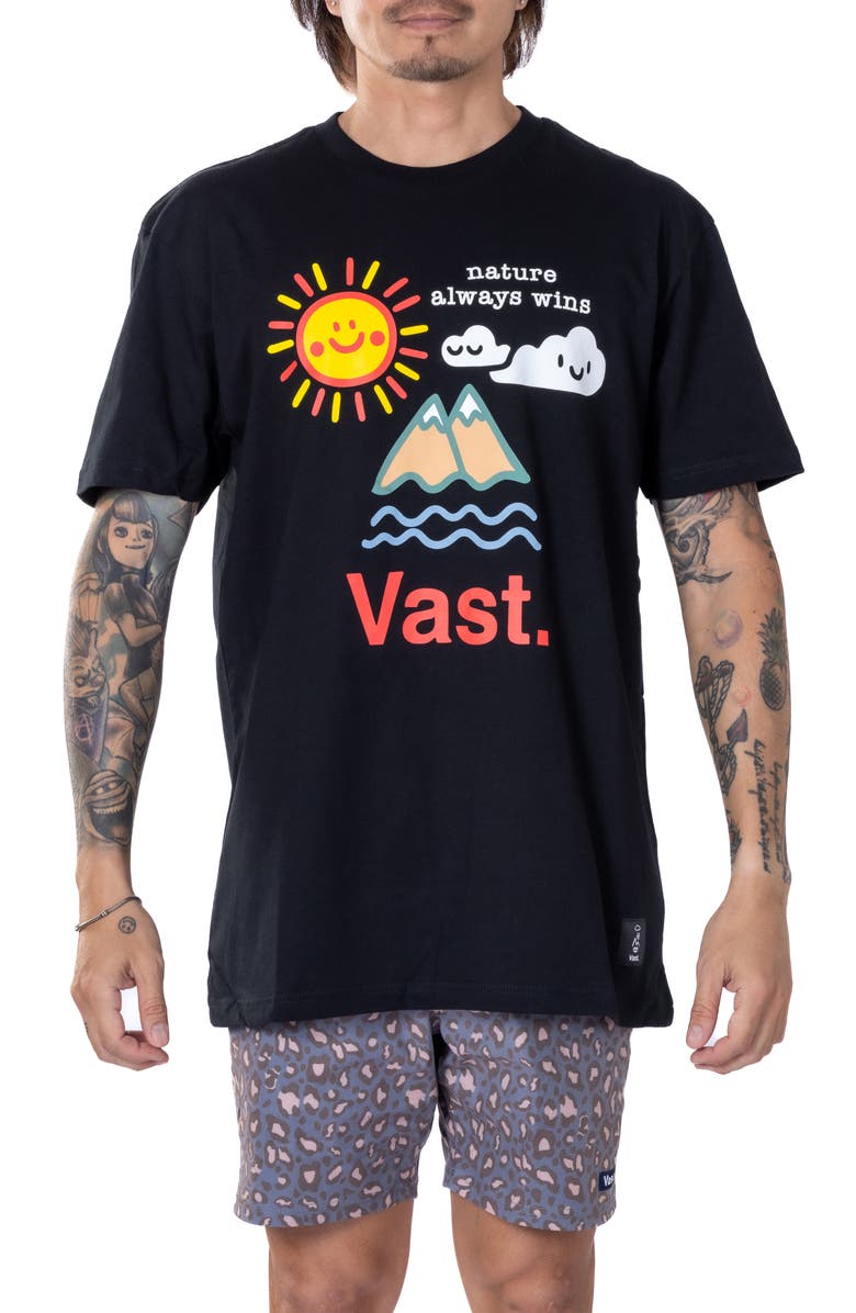 VAST Nature's Paint Graphic T-Shirt, Main, color,