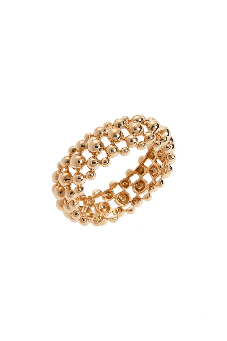 Bubbles Ring, Main, color, YELLOW GOLD
