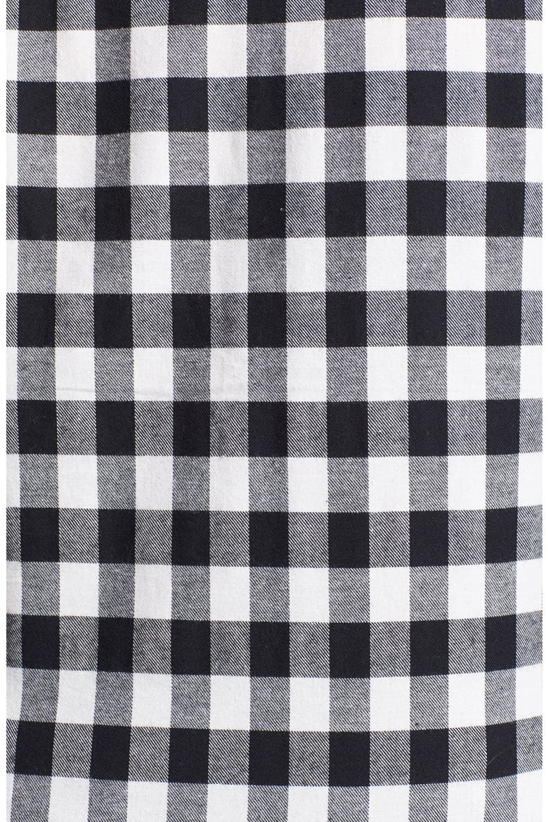 Studded Plaid Shirt, Alternate, color, BLACK