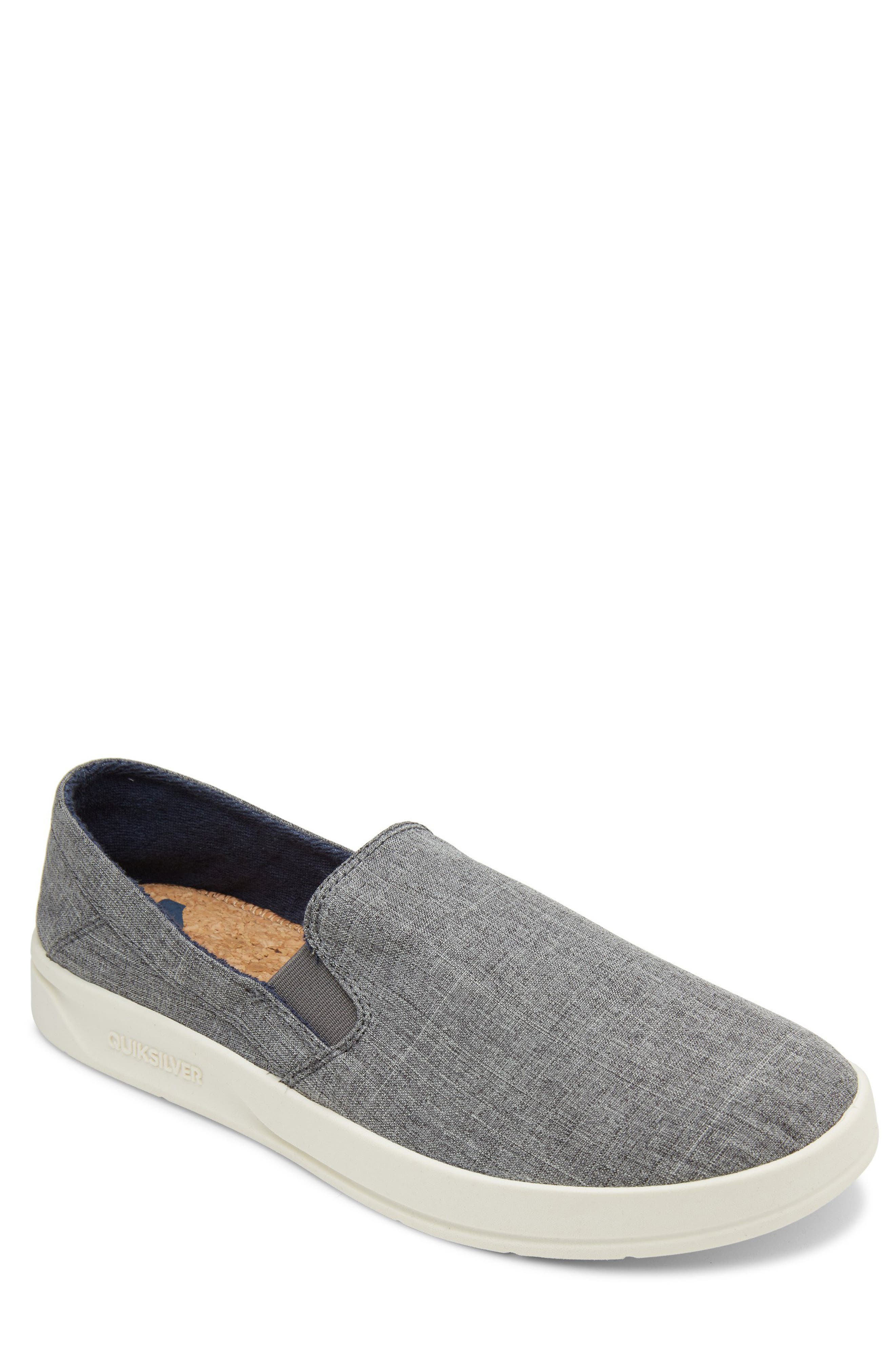 Harbor Wharf Slip-On Sneaker, Main, color, GREY/ GREY/ WHITE