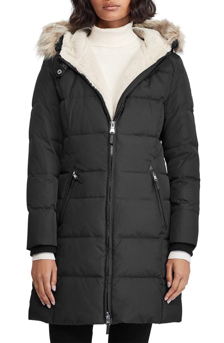Lauren Ralph Lauren Quilted Parka, Main, color,