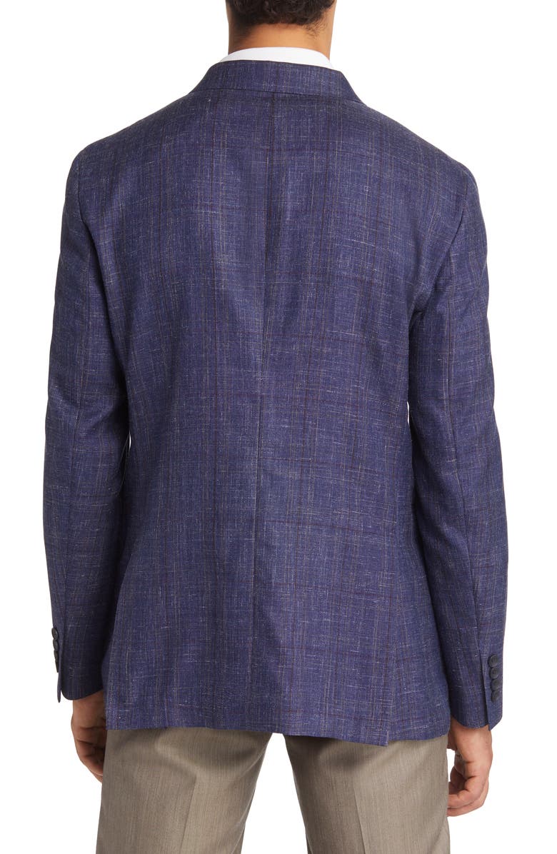 Nordstrom Windowpane Wool Blend Sport Coat, Alternate, color,