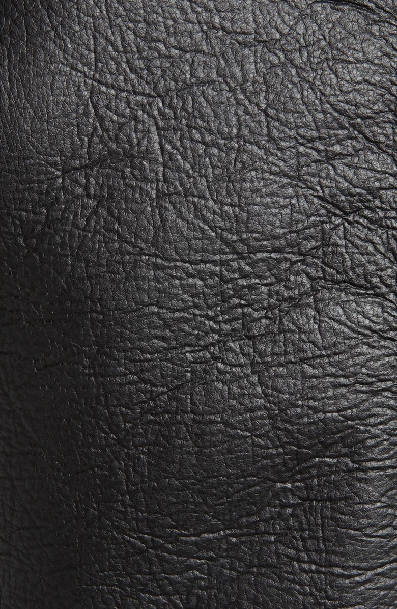 Sam Edelman Oversize Faux Shearling Faux Leather Moto Jacket, Alternate, color, 