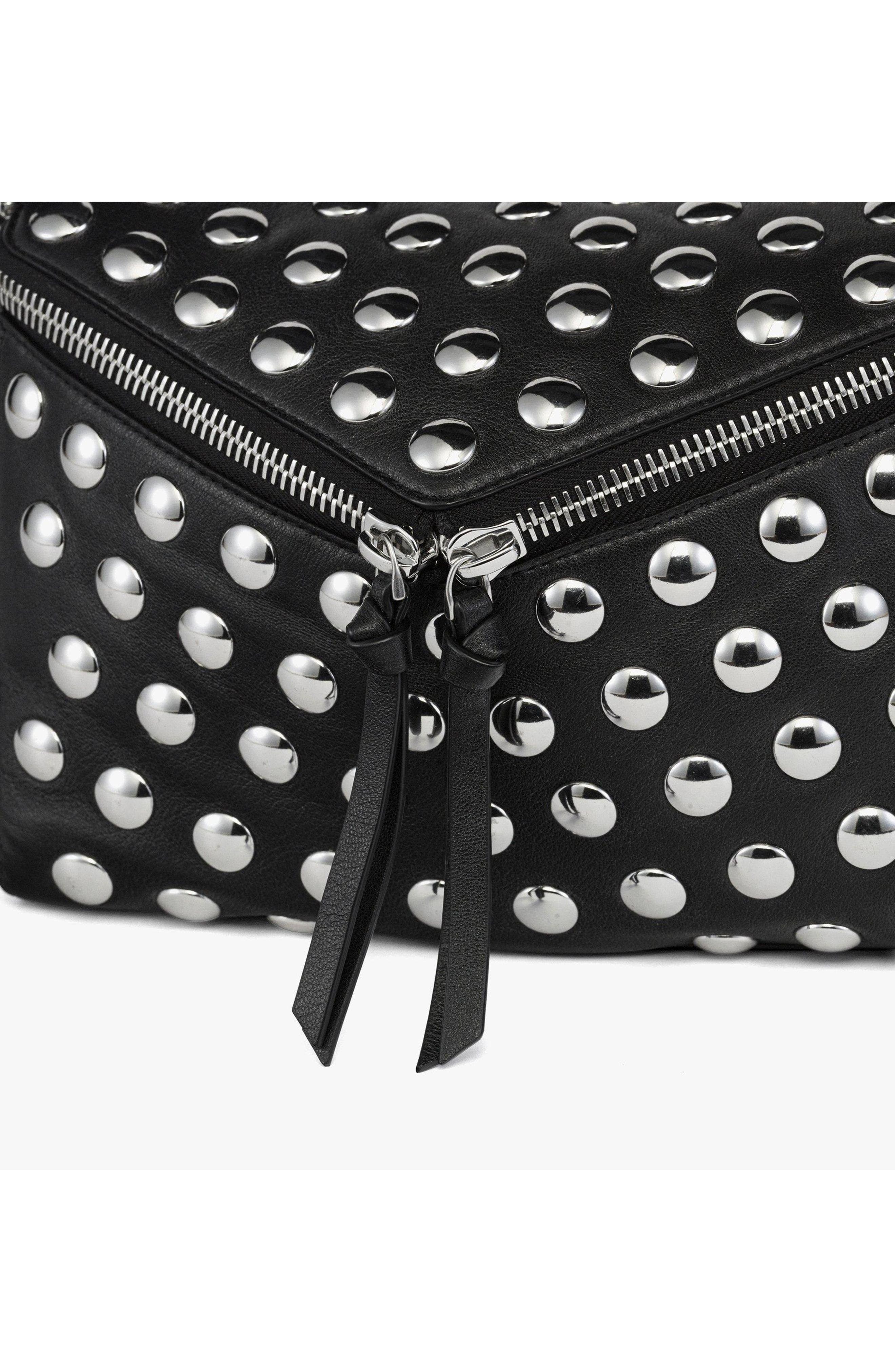 MCM Diamant 3D Shoulder Bag in Galactic Gala Lamb Leather, Alternate, color, Black