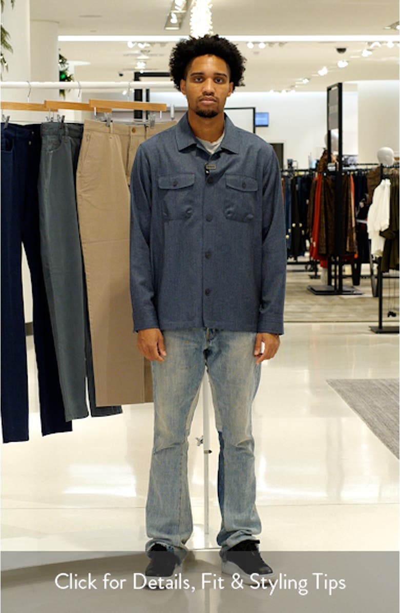 Merino Wool Flannel Overshirt, sales video thumbnail