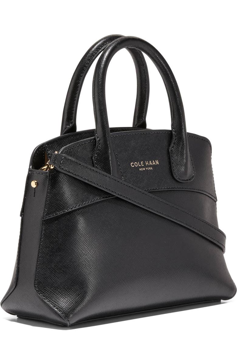 Cole Haan The Lady Small Satchel Bag, Alternate, color, Black