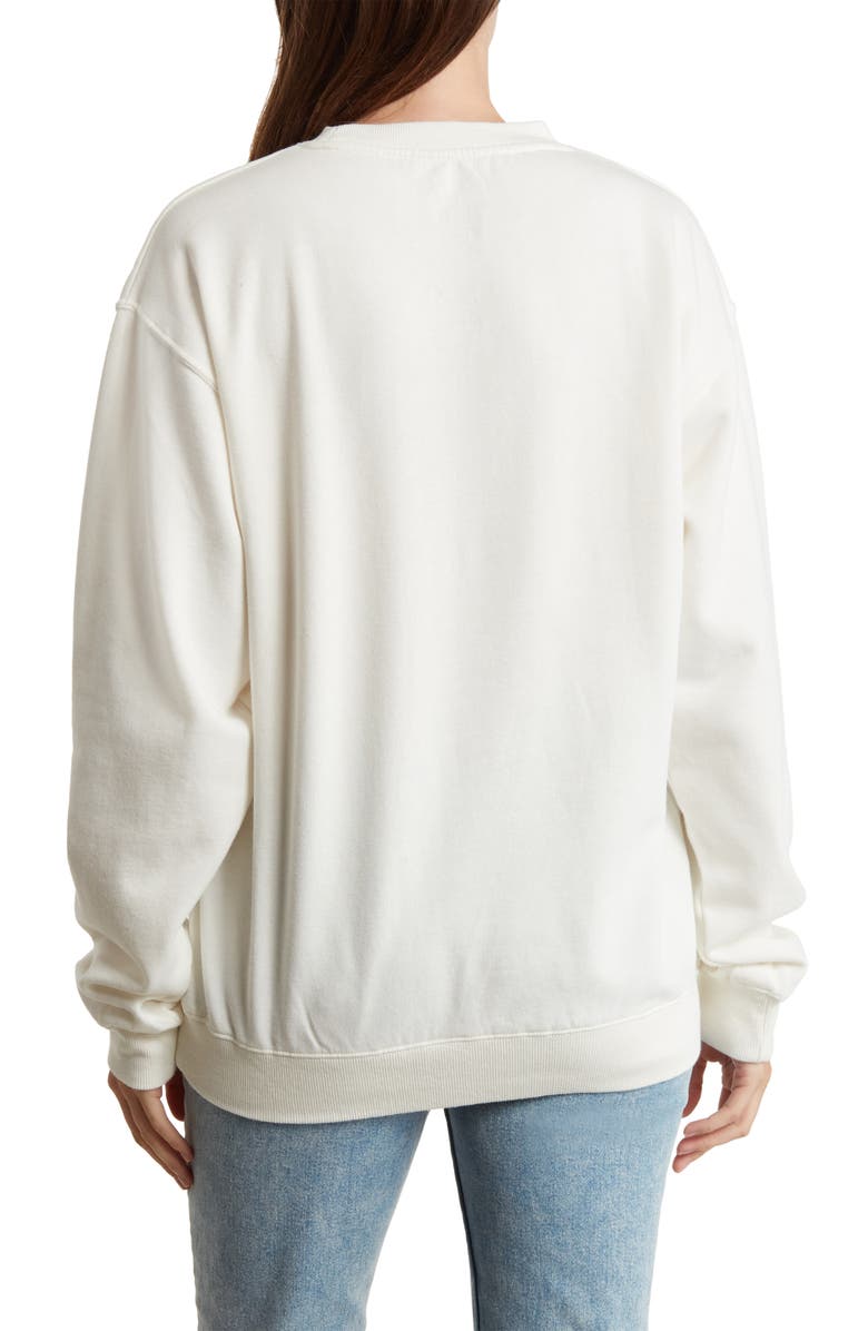 Desert Dreamer Smiley Only Good Vibes Long Sleeve Cotton Blend Graphic T-Shirt, Alternate, color, 