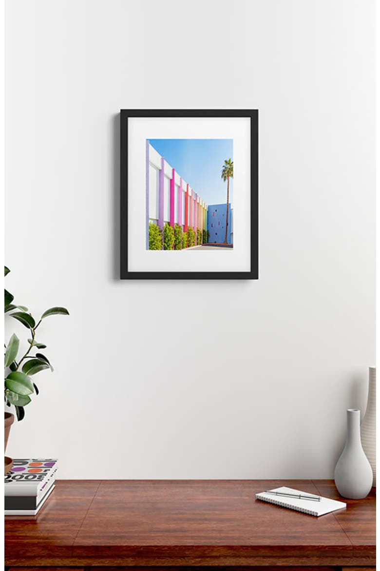 Hue Framed Art Print, Alternate, color, BLUE