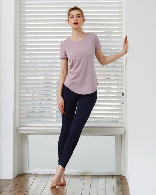 Rebody Active Rusche Hour Leggings In Light Navy