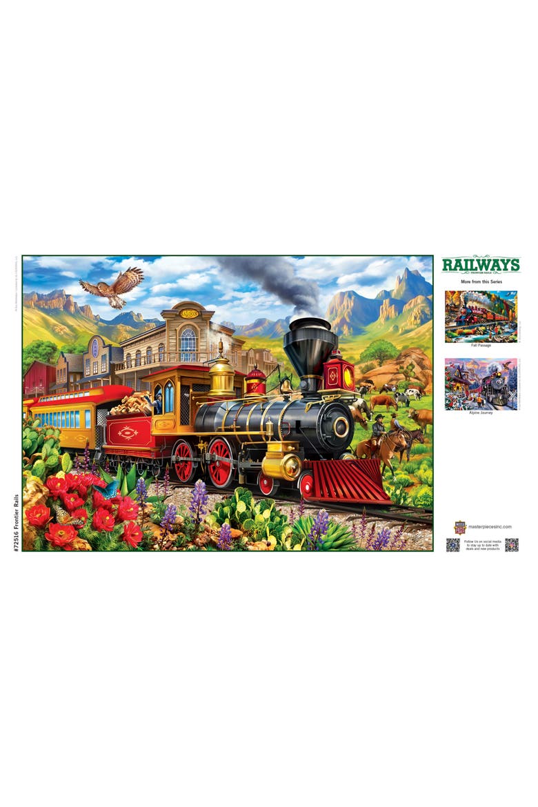 Frontier Rails 1000 Piece Jigsaw Puzzle, Alternate, color, Multicolor