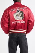 Second Layer Aces Satin Club Jacket