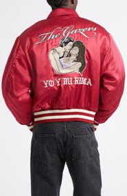 Second Layer Aces Satin Club Jacket