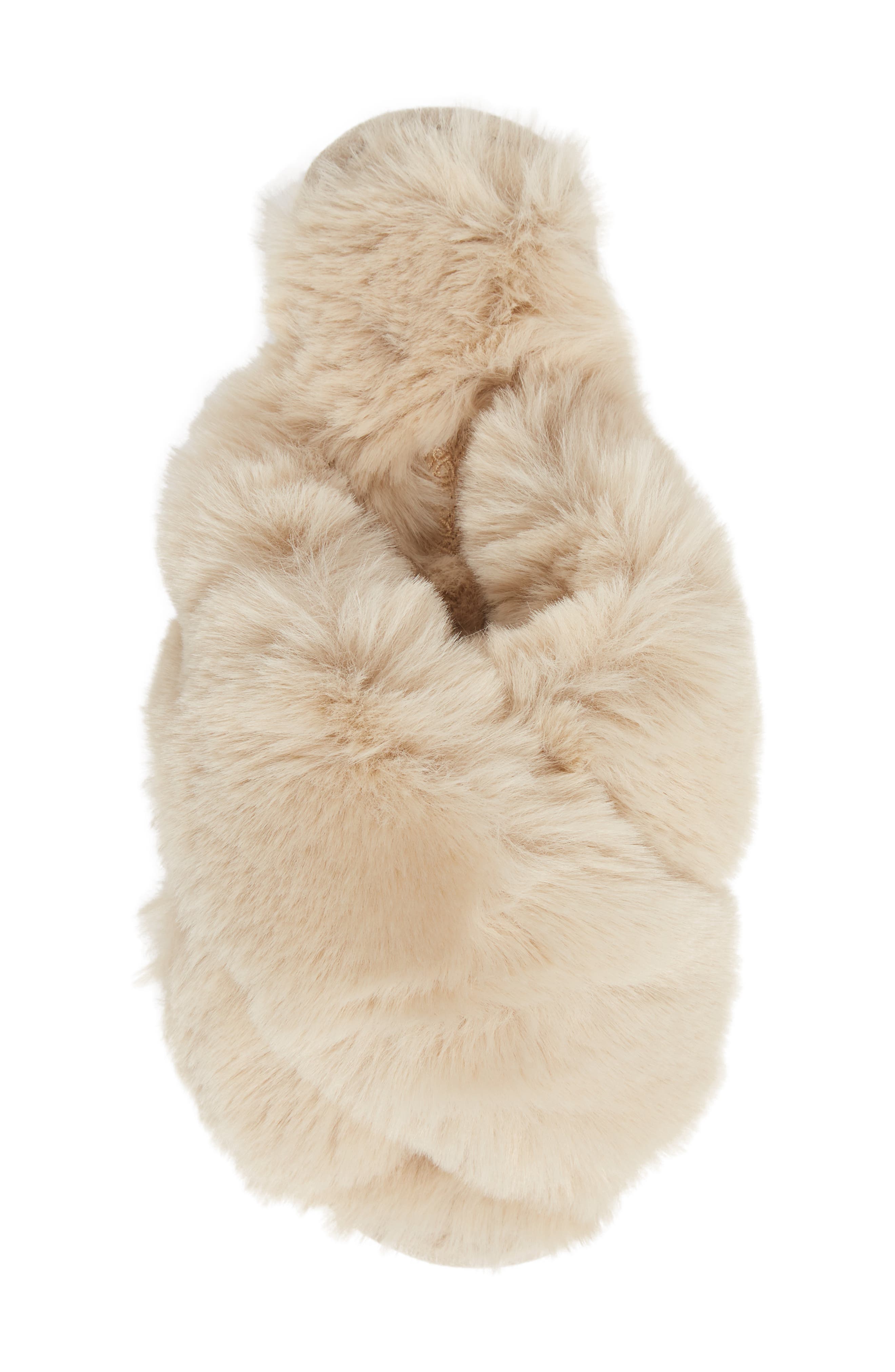 Joules Slumber Faux Fur Slipper, Alternate, color, 