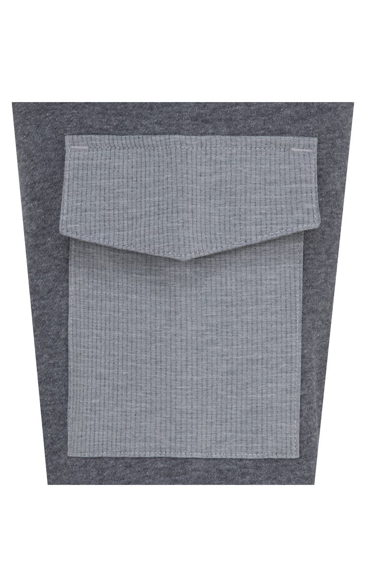 3 Brand Kids' Cargo Sweatpants, Alternate, color, Charcoal Heather