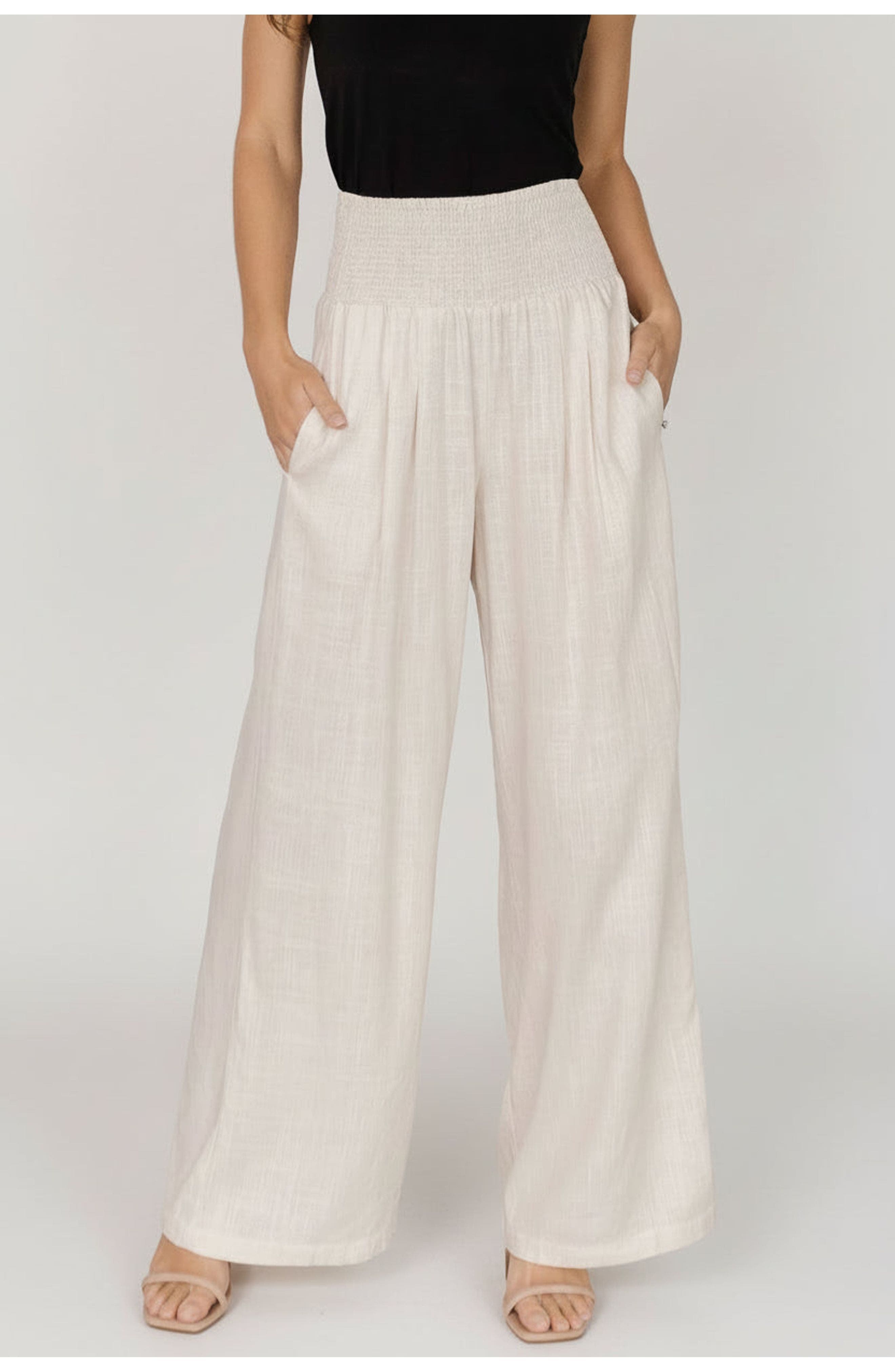 Parvati Smocked Waist Pants - image 3