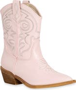 SHUSHOP Kids' Zita Mini Western Boot