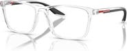 Prada Linea Rossa 56mm Rectangle optical glasses