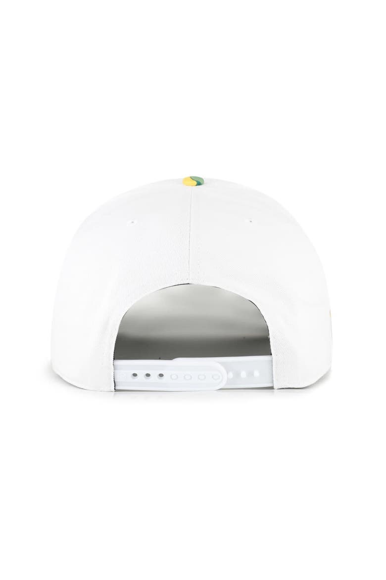 Men's '47 White/Green Green Bay Packers Beach Side Hitch Adjustable Hat, Alternate, color, White