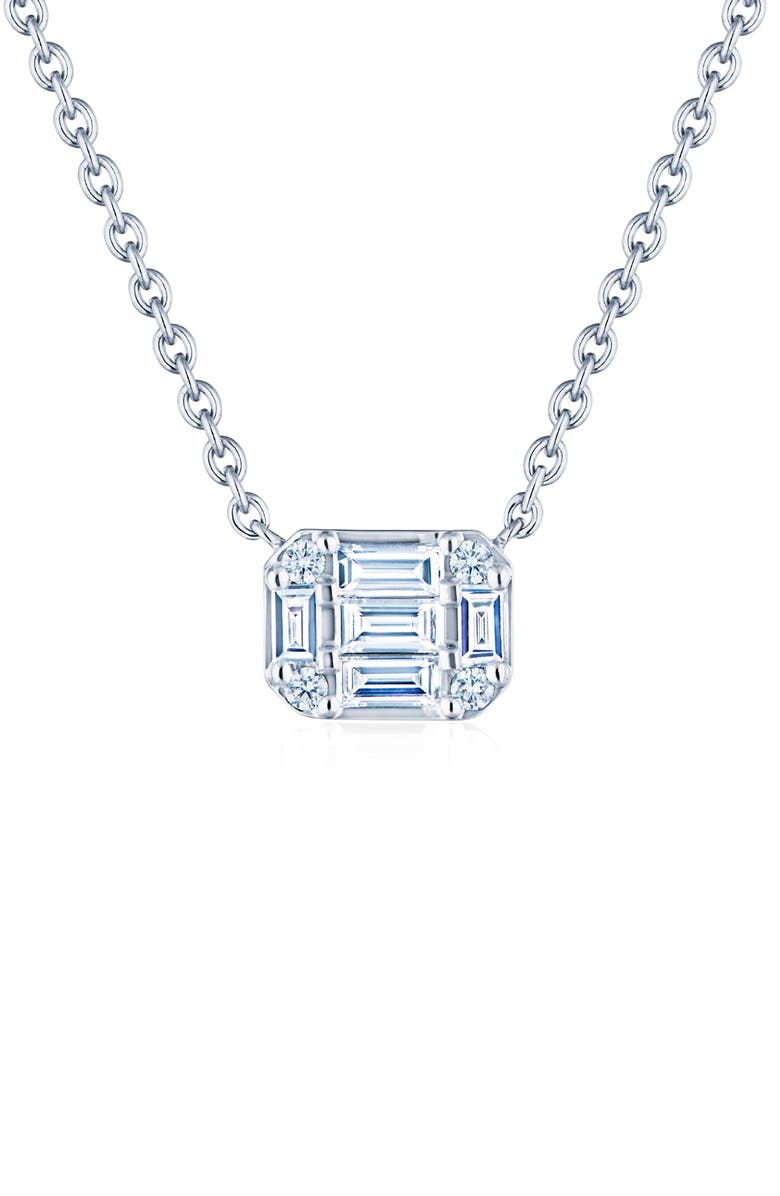 Kwiat Sunburst Diamond Pendant Necklace, Main, color, 
