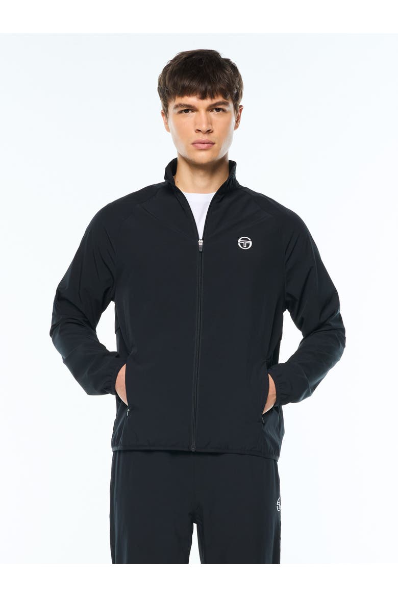 Affondo Performance Track Jacket, Main, color, BLACK BEAUTY